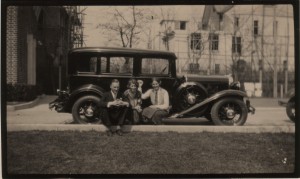 Mary with friends.